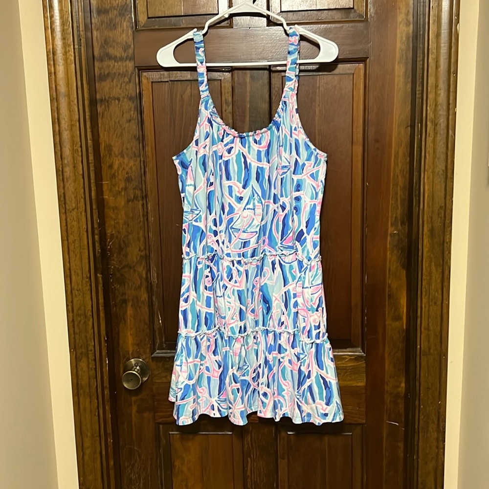 EUC Lilly Pulitzer, Loro Swing Dress in Reel Nauti